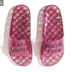 🎉HOST PICK! Anti Social Social Club Glitter Slide